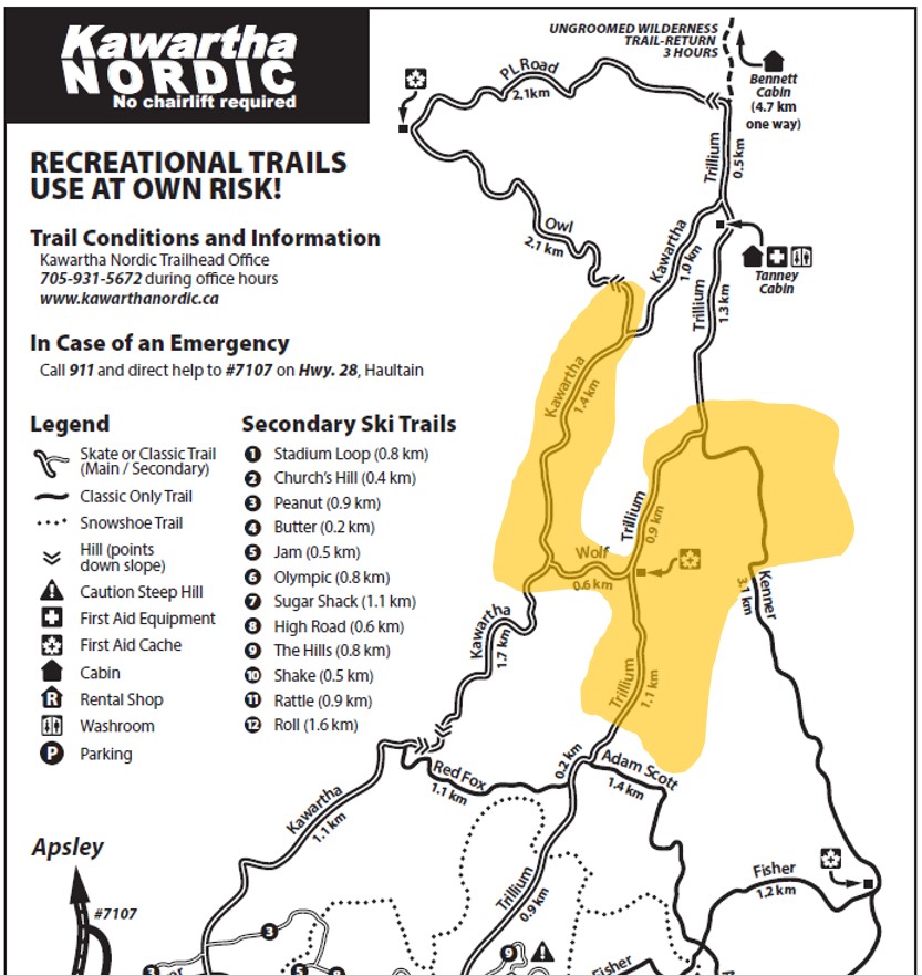 Map of crown land logging fall 2020